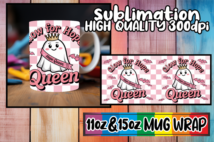 Inspiring moments sublimation print wrap, Ghost Cancer