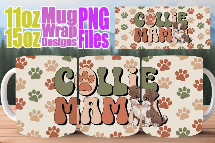 Enchanted evenings 11oz 15oz sublimation wrap, Dog Mom