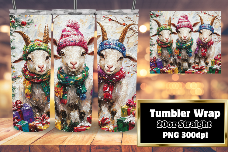 LUSH 20oz Tumbler Artwork for DIY , Cute Xmas