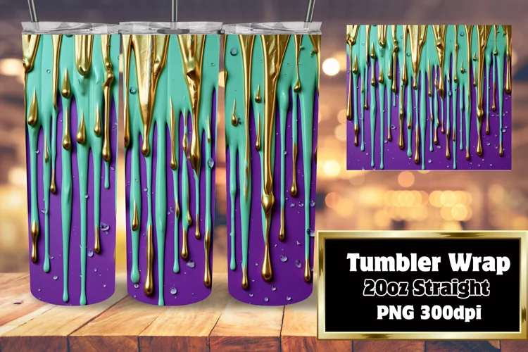 Tumbler Wrap Excellence: Sparkly Creations