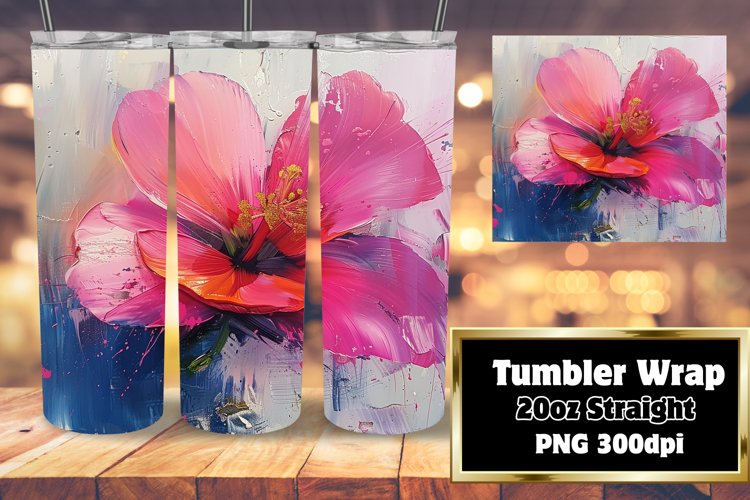 Spring Symphony: 3D Spring Tumbler Wrap example image 1