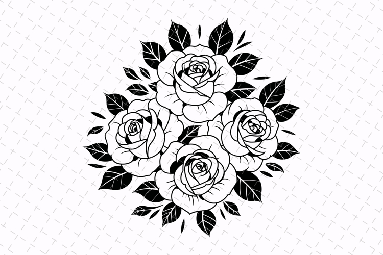 Rose Silhouette Image 9