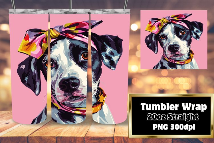 Dog Art Extravaganza Tumbler Design