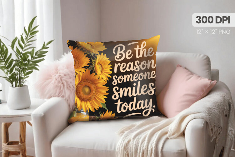 Inspirational Quotes Pillow PNG Motivational PNG Sublimation example image 1