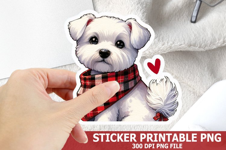 Christmas Dog Clipart Image 22
