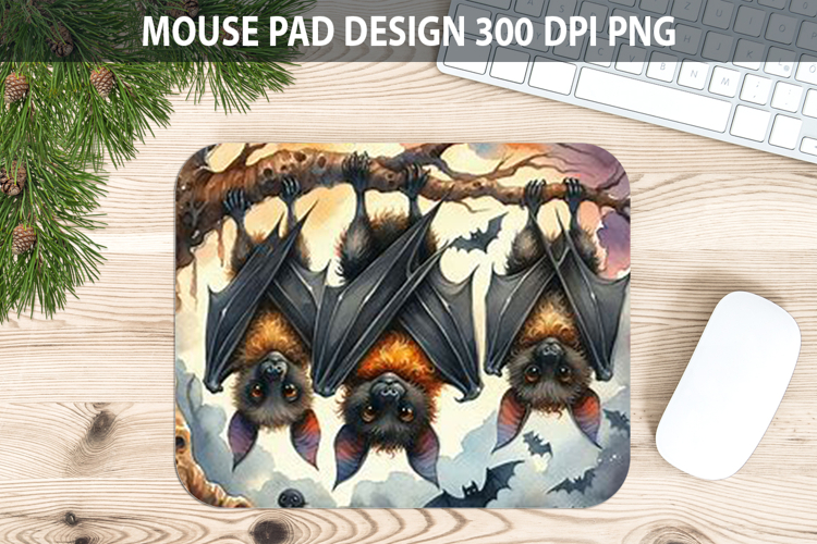 Rat Mouse pad Sublimation - Halloween Animal PNG Design