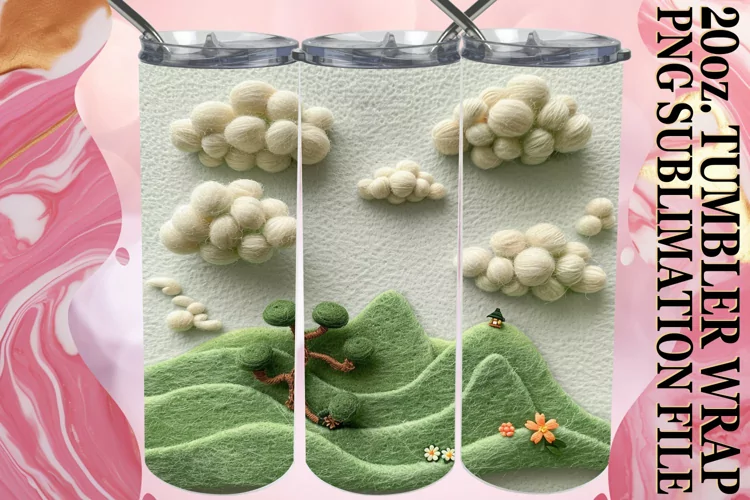 Beauty in Springtime Landscape Tumbler Design - 20oz
