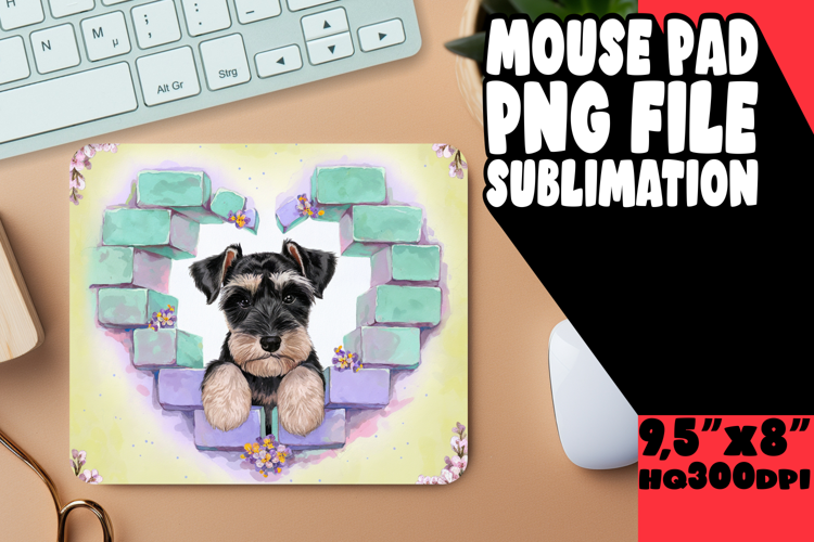 RADIANT DESK MAT PLAYFUL DESIGN, Cute Dog