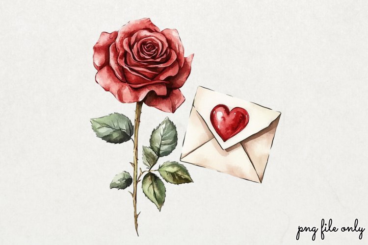 Red Valentines Day Clipart PNG