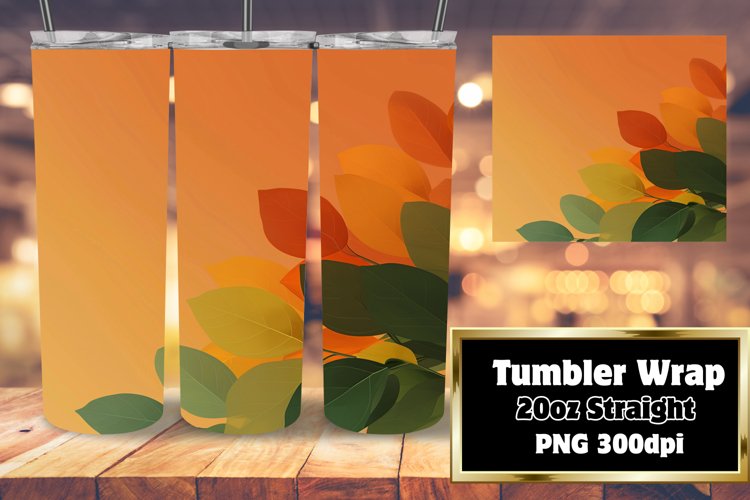 Bright Gradient Tumbler Wrap for Sublimation Art 20oz