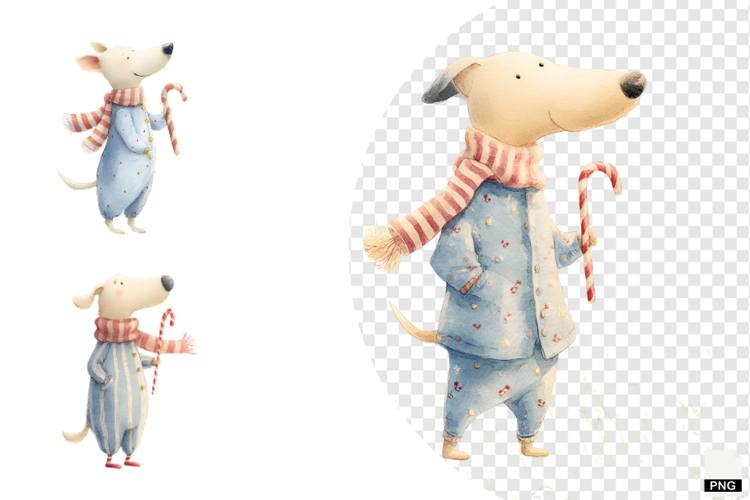 Christmas Dog Clipart