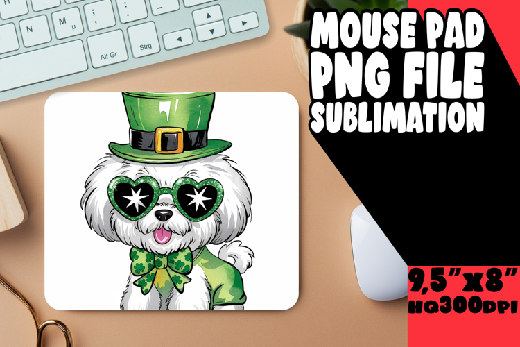 ENCHANTED desk pad Sublimation Style, St Patrick