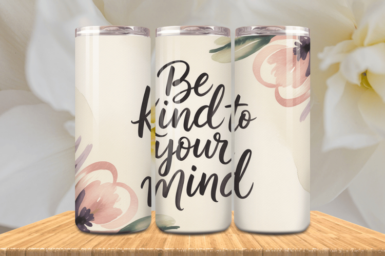 Positive Affirmations 20oz Tumbler wrap Inspirational Quotes
