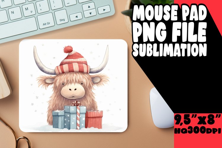 Winter Character Boho Mouse Pad Bliss example image 1