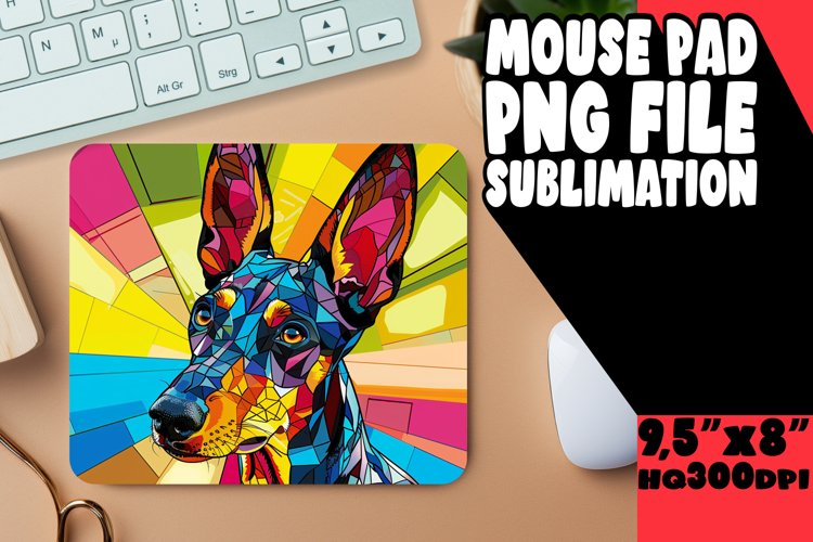 Stylish Abstract Dog Wrap Sublimation Pattern PNG