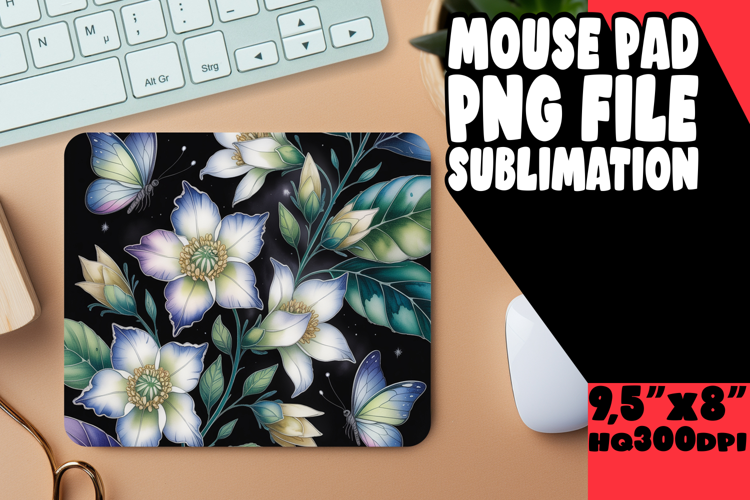 Bright Desk Pad Sublimation Ideas, Flowers