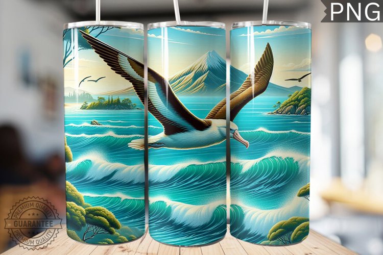 Albatross Tumbler Wrap - Albatross Tumbler Design example image 1