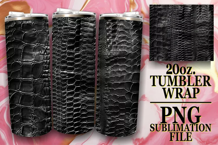 Puff Textured Tumbler Sublimation Design