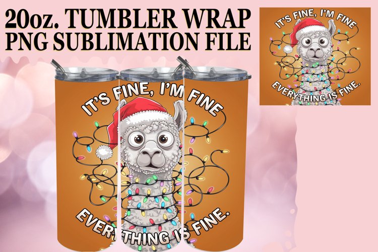 Christmas Tumbler Wrap Image 2