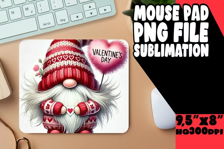 Cheerful MOUSE MAT Gift Ideas, Gnomes