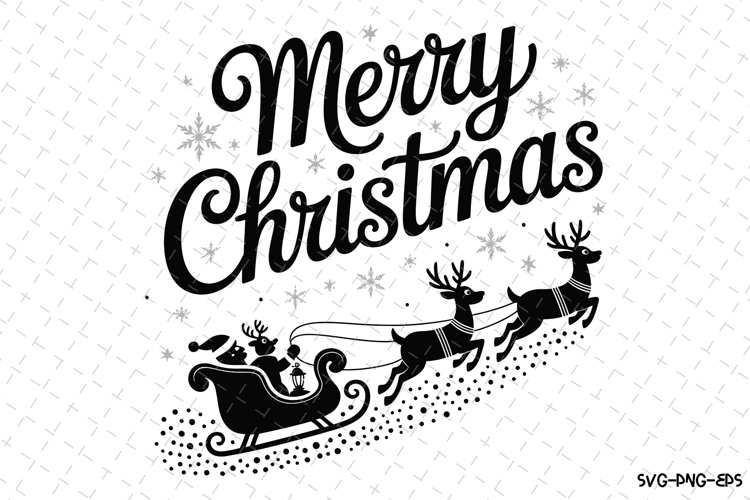 Christmas Silhouette Svg Image 8