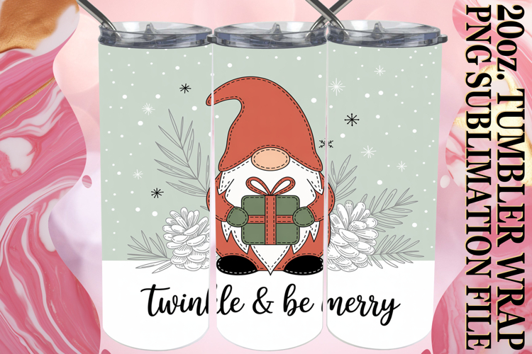 Christmas Tumbler Wrap