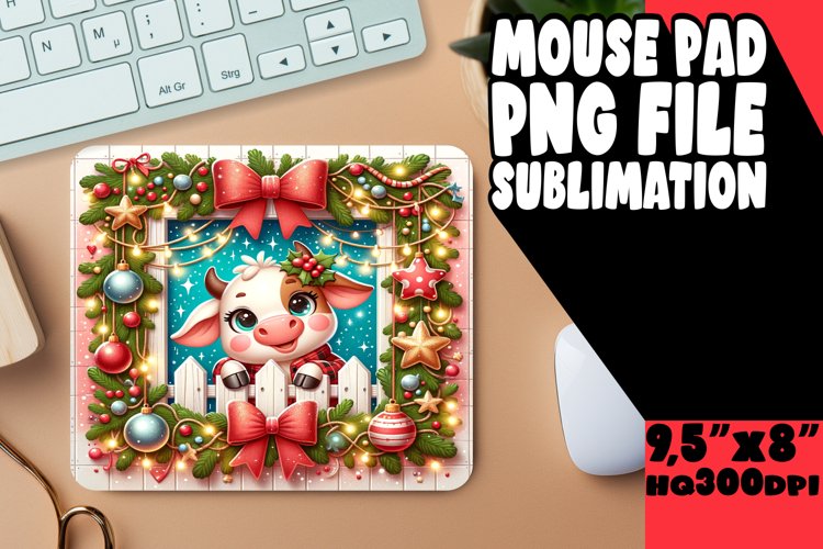 Joyful 3D Hole in Wall Christmas Pad example image 1