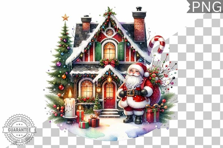 Santa Christmas Clipart Image 24