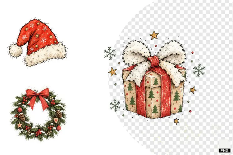 Whimsical Christmas Clipart