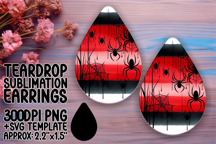 Charming Teardrop Design for DIY , Halloween