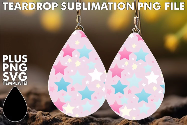 Glistening Cosmos: Star Pattern Luxury Earrings