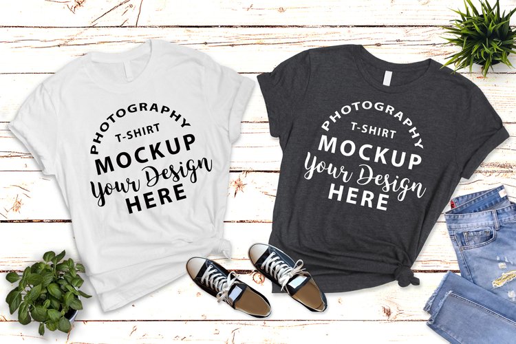 White Tshirt Mockup Image 2
