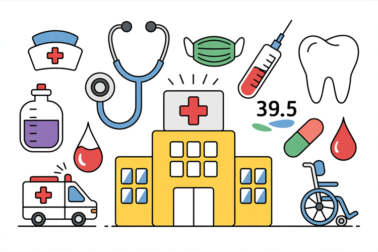 Medical Doodle Illustration