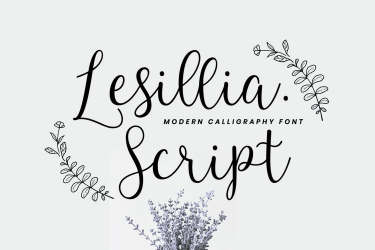 Lesillia Script example image 1