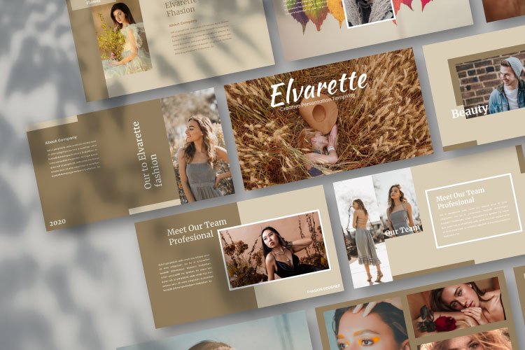 Elvarette - Creative Powerpoint Template example image 1