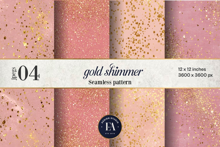 Gold Sparkle Background Image 11