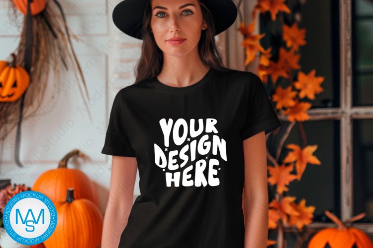 White Tshirt Mockup Image 16