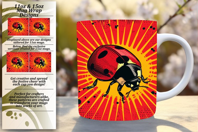 Bug-Themed Mug Sublimation
