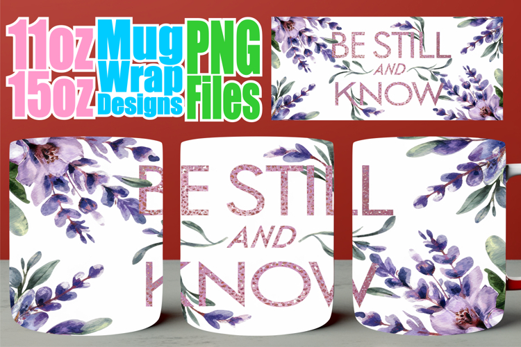 Radiant journeys 11oz 15oz sublimation wrap, Christian