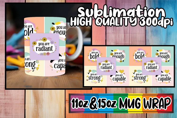 Inviting moments 11oz 15oz mug wrap, Quote