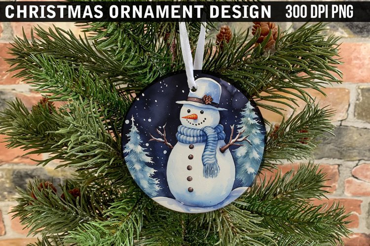 Christmas Ornament Sublimation PNG Design