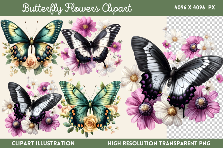 Watercolor Flowers Svg Image 5
