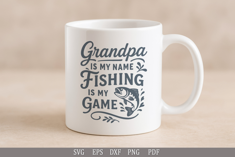 Funny Grandpa Fishing Quote Design for T-Shirts and Gifts