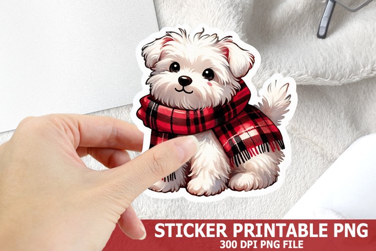 Christmas Dog Clipart Image 21