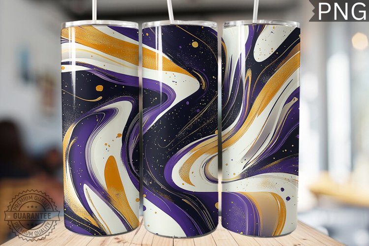 Abstract Pattern Tumbler Warp - High Quality 300 Dpi example image 1
