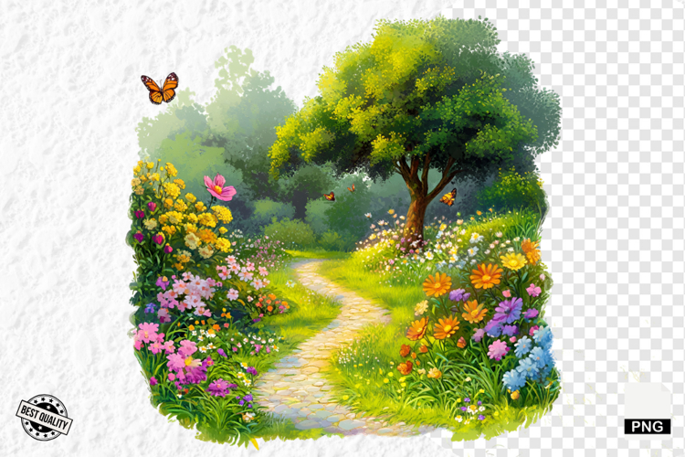 Summer Path Clipart