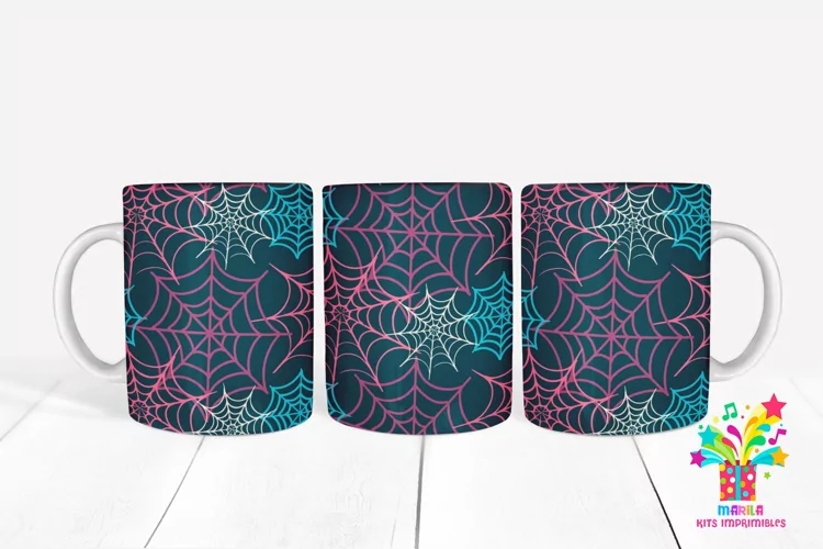 Halloween Mug Sublimation / halloween Mug Wrap #23