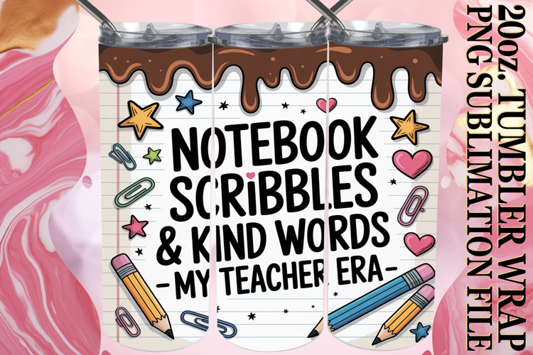 Blissful travels 20oz tumbler wrap, Teacher