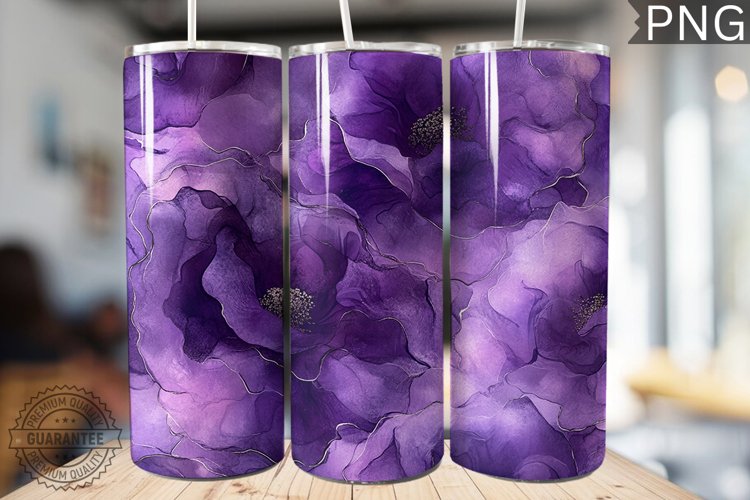 Alcohol Ink Tumbler Wrap Image 6