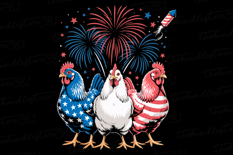 American Rooster Svg | 4th of July Svg | Svg Cut File